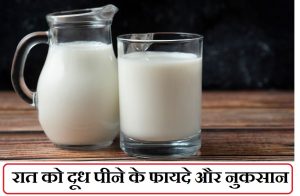 रात को दूध पीने के फायदे और नुकसान, Drinking Milk before Bed benefits harm in Hindi,rat ko dudh pine ke fayde,dudh pine ke nuksan